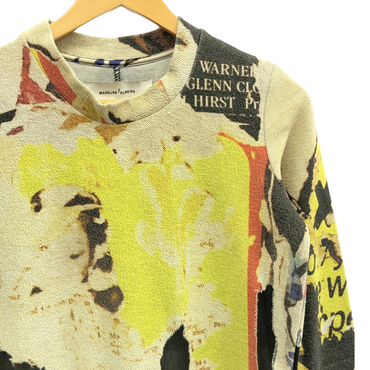 MARQUES ALMEIDA / マルケス アルメイダ | コットンバックスリッドワンピース |
