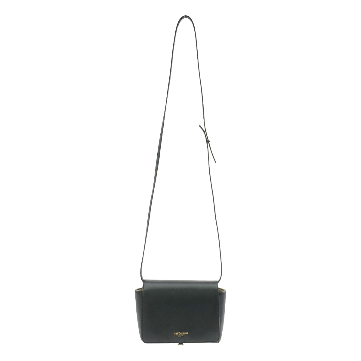 【美品】 J&M DAVIDSON / ジェイアンドエムデヴィッドソン | LAMIA レザー ショルダーバッグ | ブラック | レディース