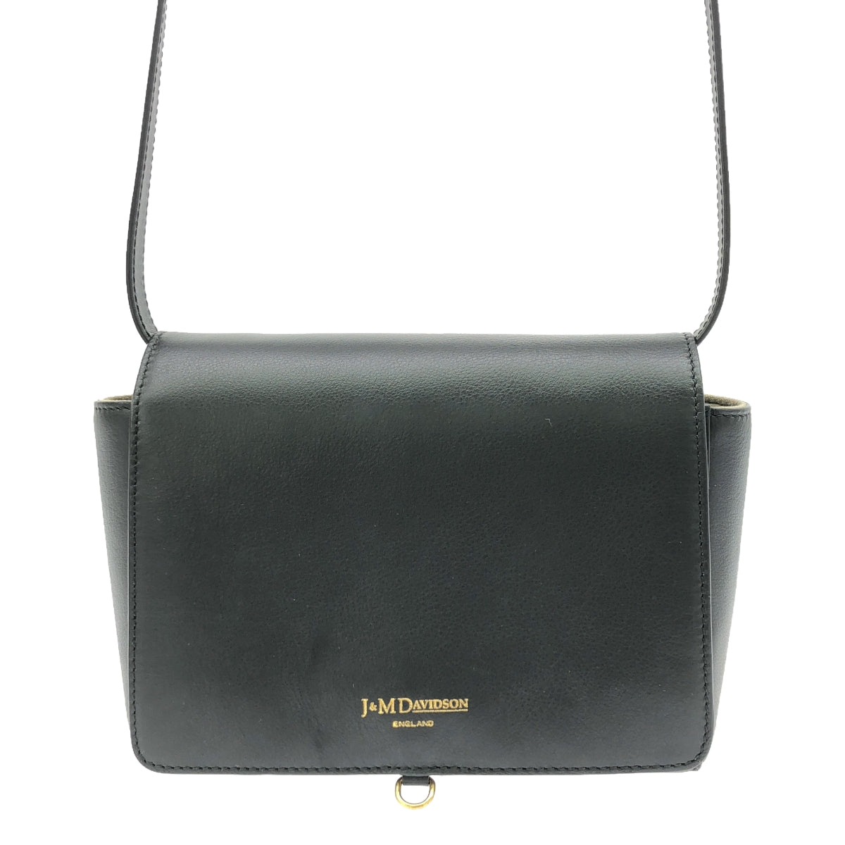 【美品】 J&M DAVIDSON / ジェイアンドエムデヴィッドソン | LAMIA レザー ショルダーバッグ | ブラック | レディース