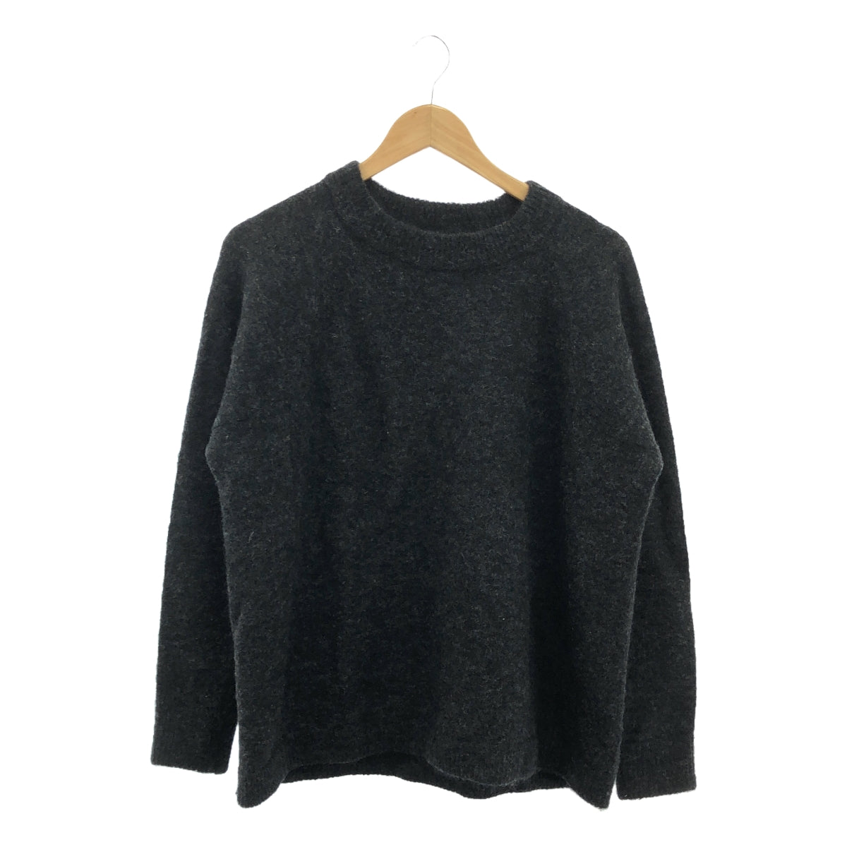Acne Studios / アクネストゥディオズ | RUE MOHAIR PAW13 クルーネックニット | xxs | チャコールグレー | レディース
