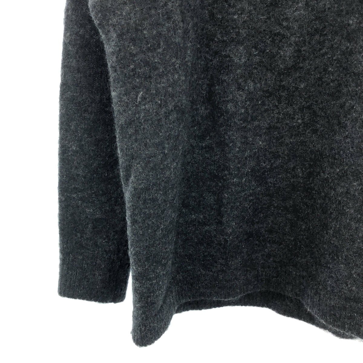 Acne Studios / アクネストゥディオズ | RUE MOHAIR PAW13 クルーネックニット | xxs | チャコールグレー | レディース