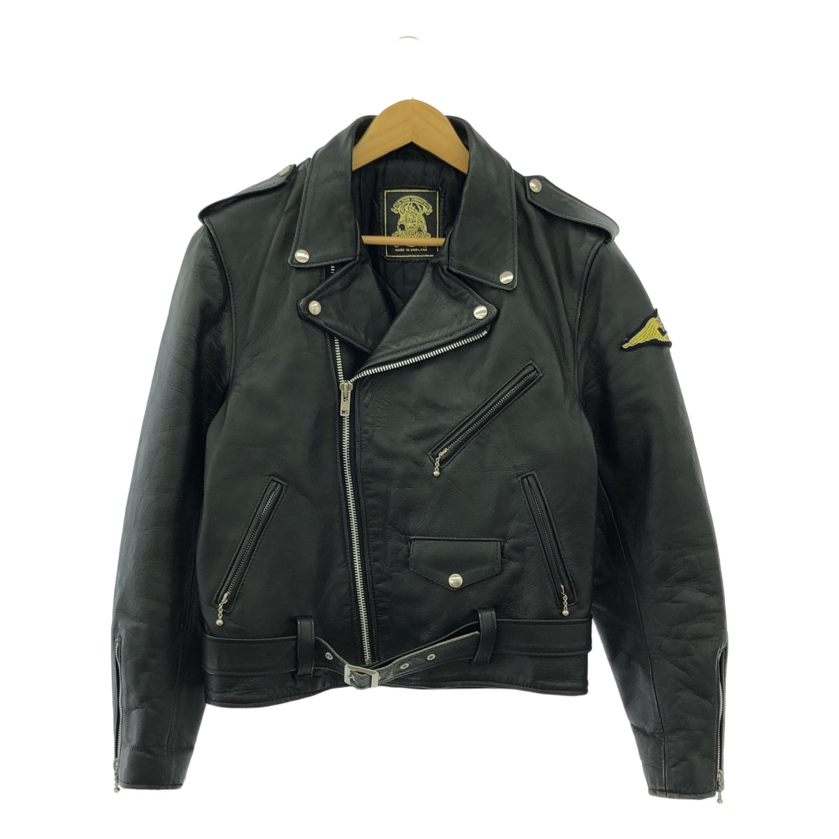 666 Leather Wear / Triple Six Leather Wear | Original tag double riders leather jacket |