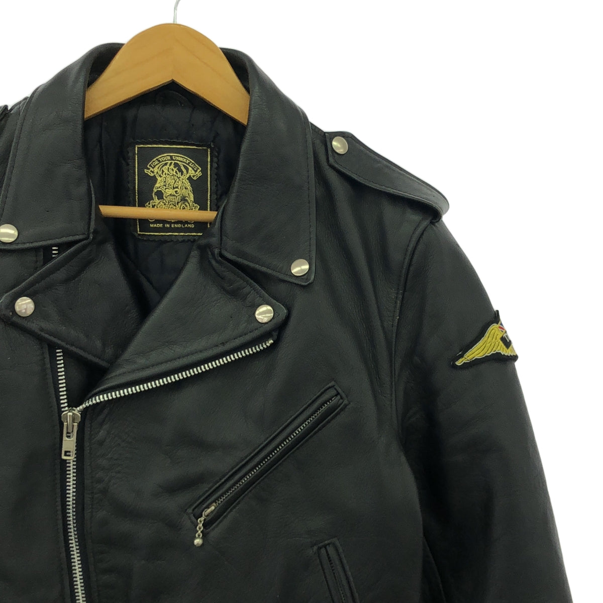 666 Leather Wear / Triple Six Leather Wear | Original tag double riders leather jacket |