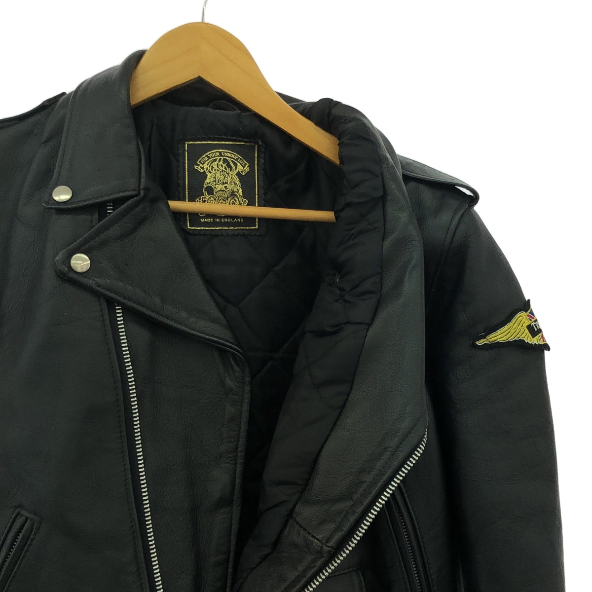 666 Leather Wear / Triple Six Leather Wear | Original tag double riders leather jacket |