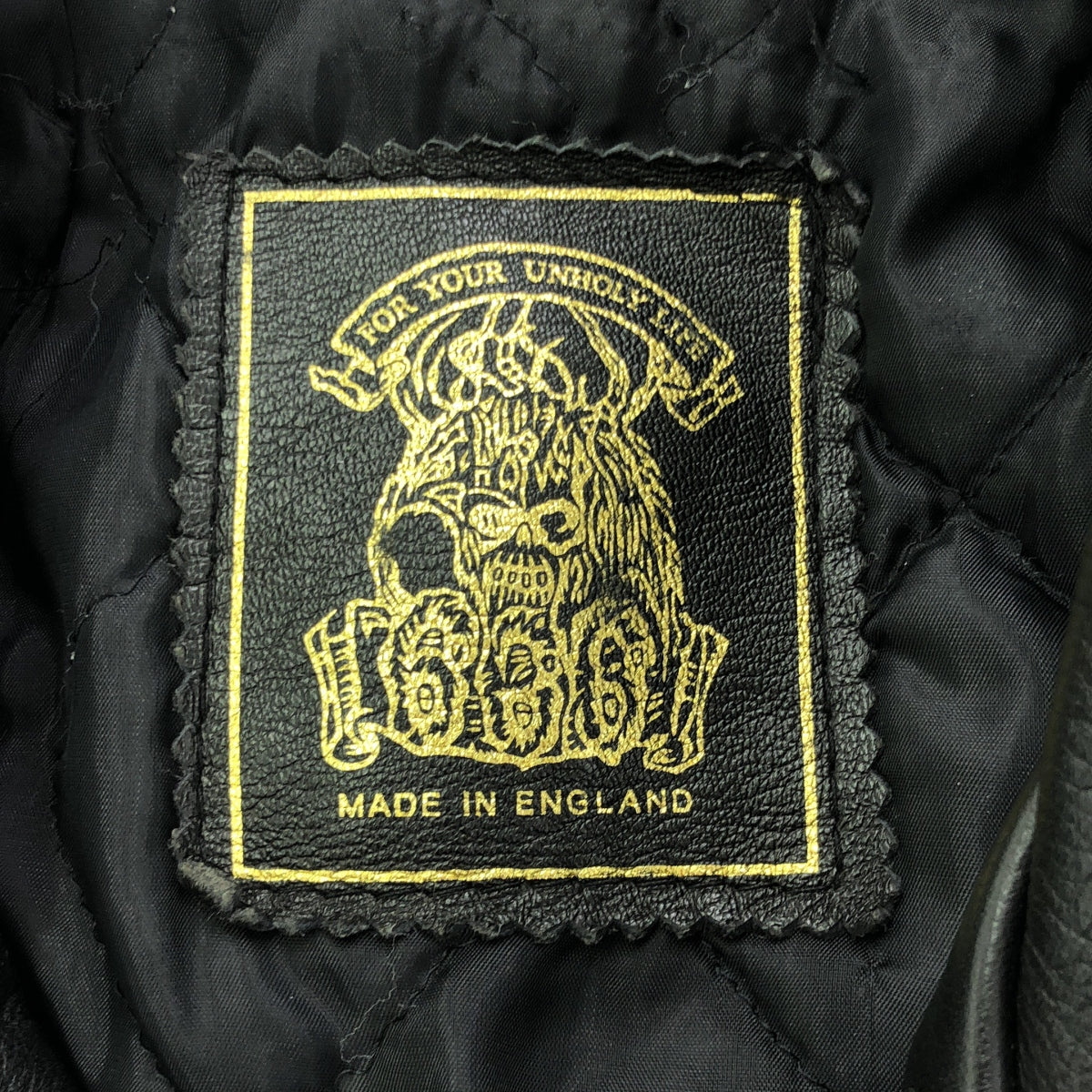 666 Leather Wear / Triple Six Leather Wear | Original tag double riders leather jacket |