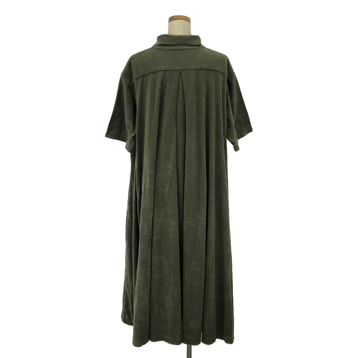 foufou / 푸후 | 2022SS | polo collar pile one piece 폴로 컬러 파일 원피스 | 1 | 올리브 | 여성