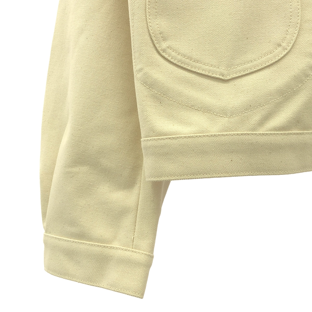 【新品】 SUGARHILL / シュガーヒル | 2023SS | Canvas Classic Denim Jacket デニムジャケット | 2 | Ivory White | メンズ