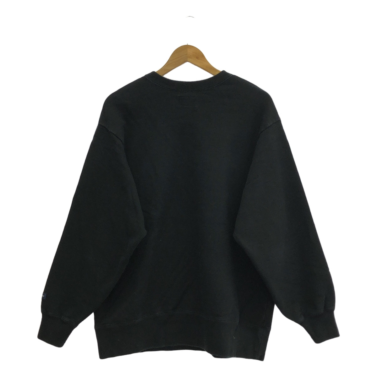 DESCENDANT / ディセンダント | 2018AW | OVAL CREW NECK SWEATSHIRT オーバル クルーネック スウェット | 2 | ブラック | メンズ