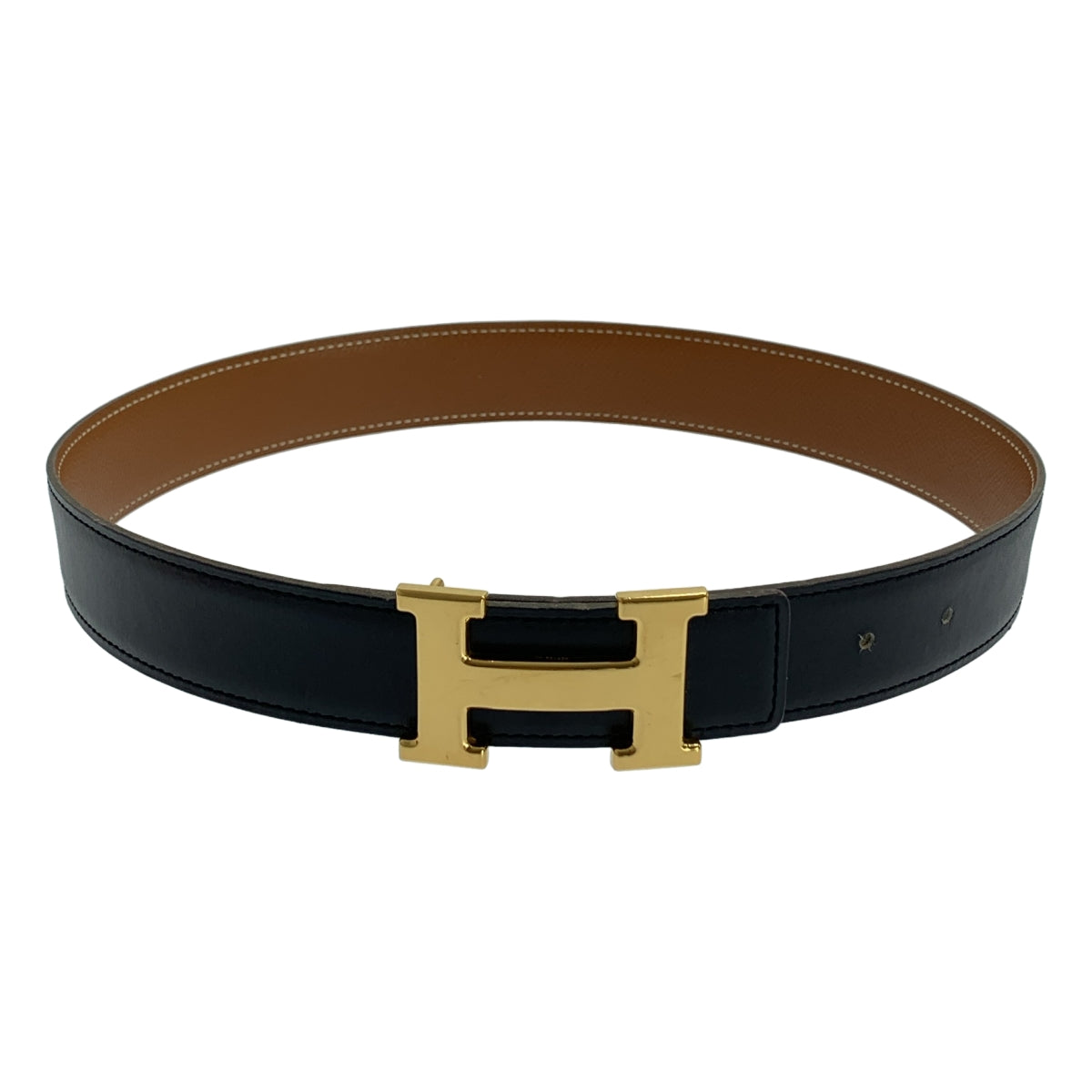 【極美品】HERMESコンスタンスリバーシブルベルト65ゴールドバックル HERMES / エルメス | コンスタンス Hロゴ リバーシブル ベルト / 65