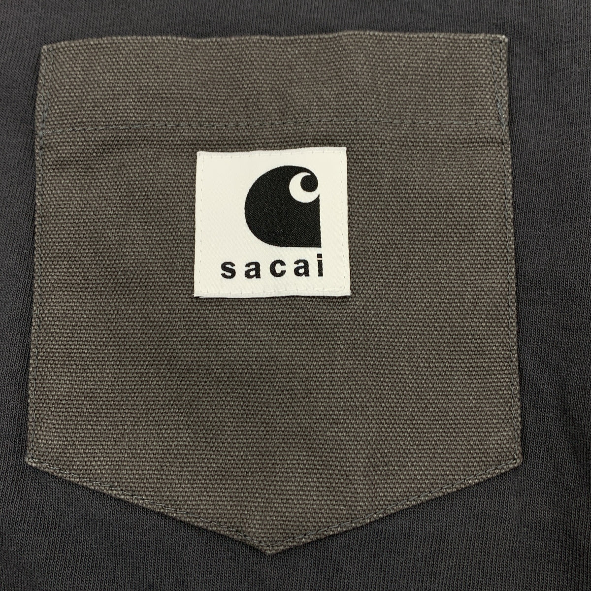 sacai / 사카이 | 2024SS | Carhartt WIP L / S T-Shirt 자동차 하트 사이드 지퍼 레이어드 긴 소매 티셔츠 | 2 | 남성