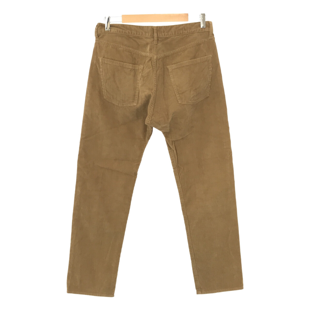 Honor gathering | Corduroy 5P straight pants | L | Beige | Men's
