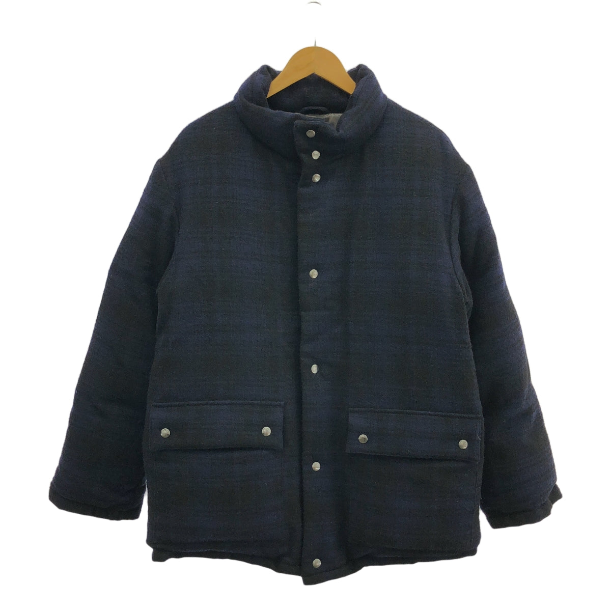 RAKINES / Rakines | 2023AW | BOUCLE TWEED FRENCH DOWN JACKET | 2 | Blue / Black | Men's