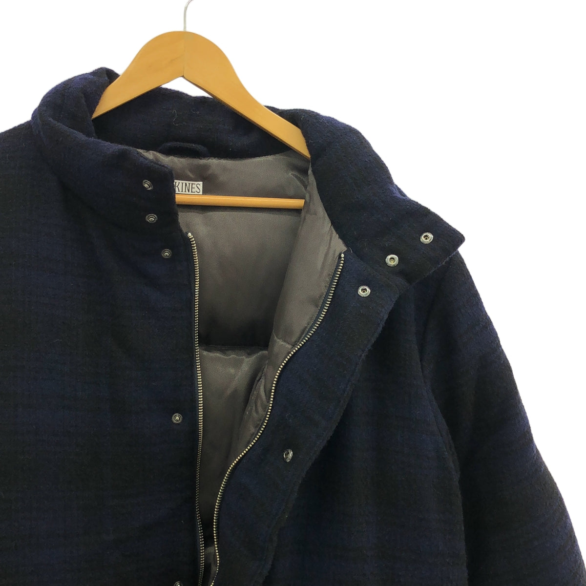 RAKINES / Rakines | 2023AW | BOUCLE TWEED FRENCH DOWN JACKET | 2 | Blue / Black | Men's