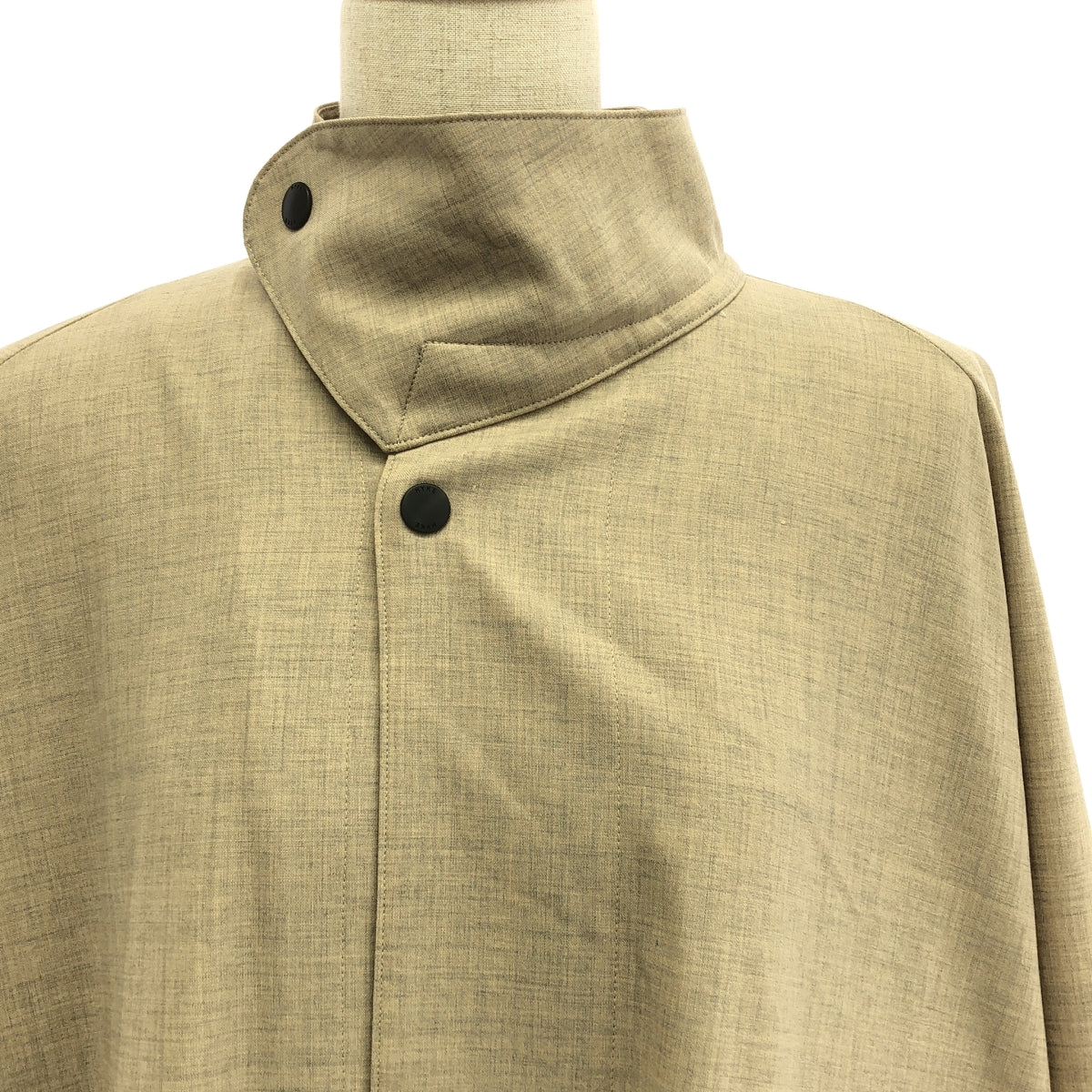 HYKE / ハイク | 2021SS | STRETCH TROPICAL MILITARY COAT ミリタリー コート | 01 | レディース