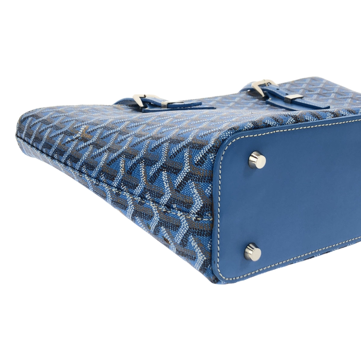 【美品】 GOYARD / ゴヤール | Sac Marie Galante マリー ガラントGM PVCコーディングキャンバス トートバッグ | ブルー | レディース