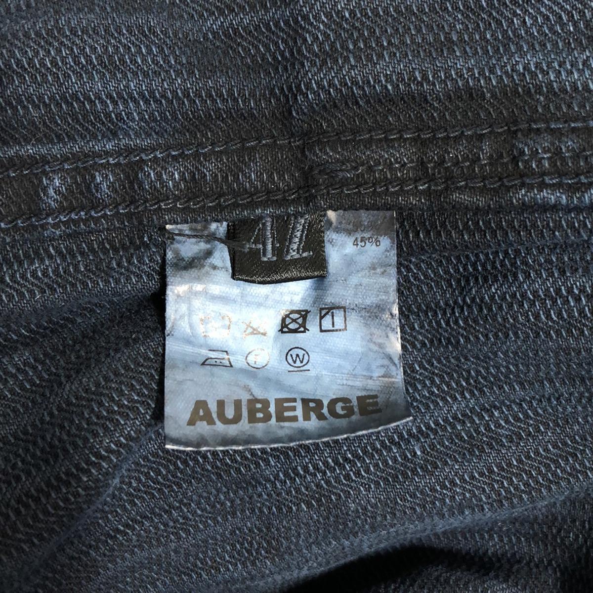 【新品】 AUBERGE / オーベルジュ | 2022SS | KOLLAR BN リネン コットン メティス ダブル カバーオール ジャケット | 42 | ブラックインディゴ | メンズ