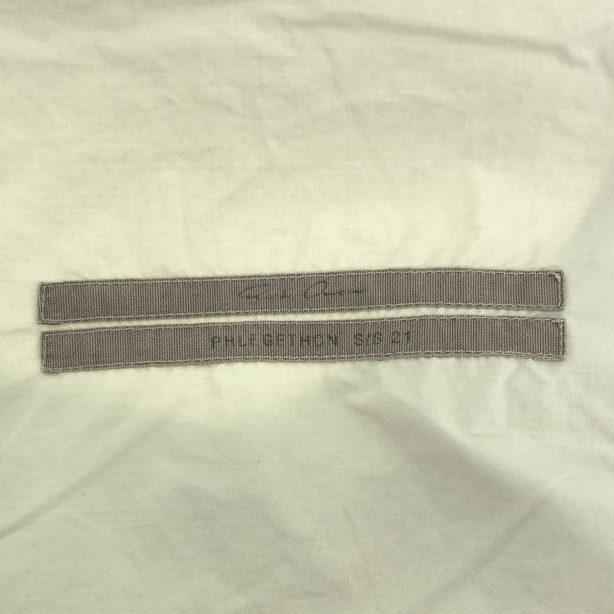 Rick Owens / リックオウエンス | 2021SS | PHLEGETHON コットン シャツ | 48 | オイスター | メンズ