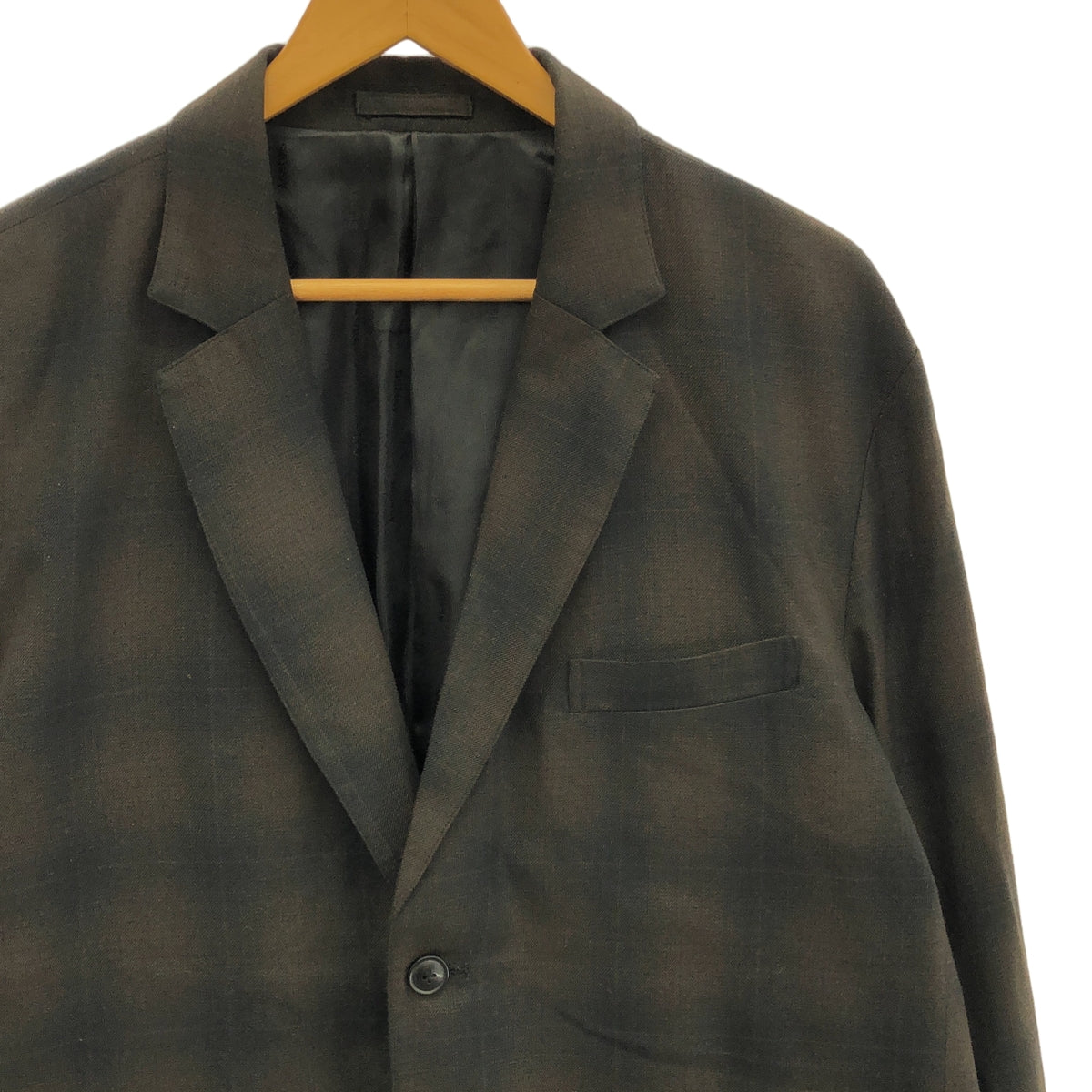 STUSSY / 스테이시 | 2020AW | SHADOW PLAID SPORT COAT 옴브레 체크 2B 테일러드 재킷 | L | 남성