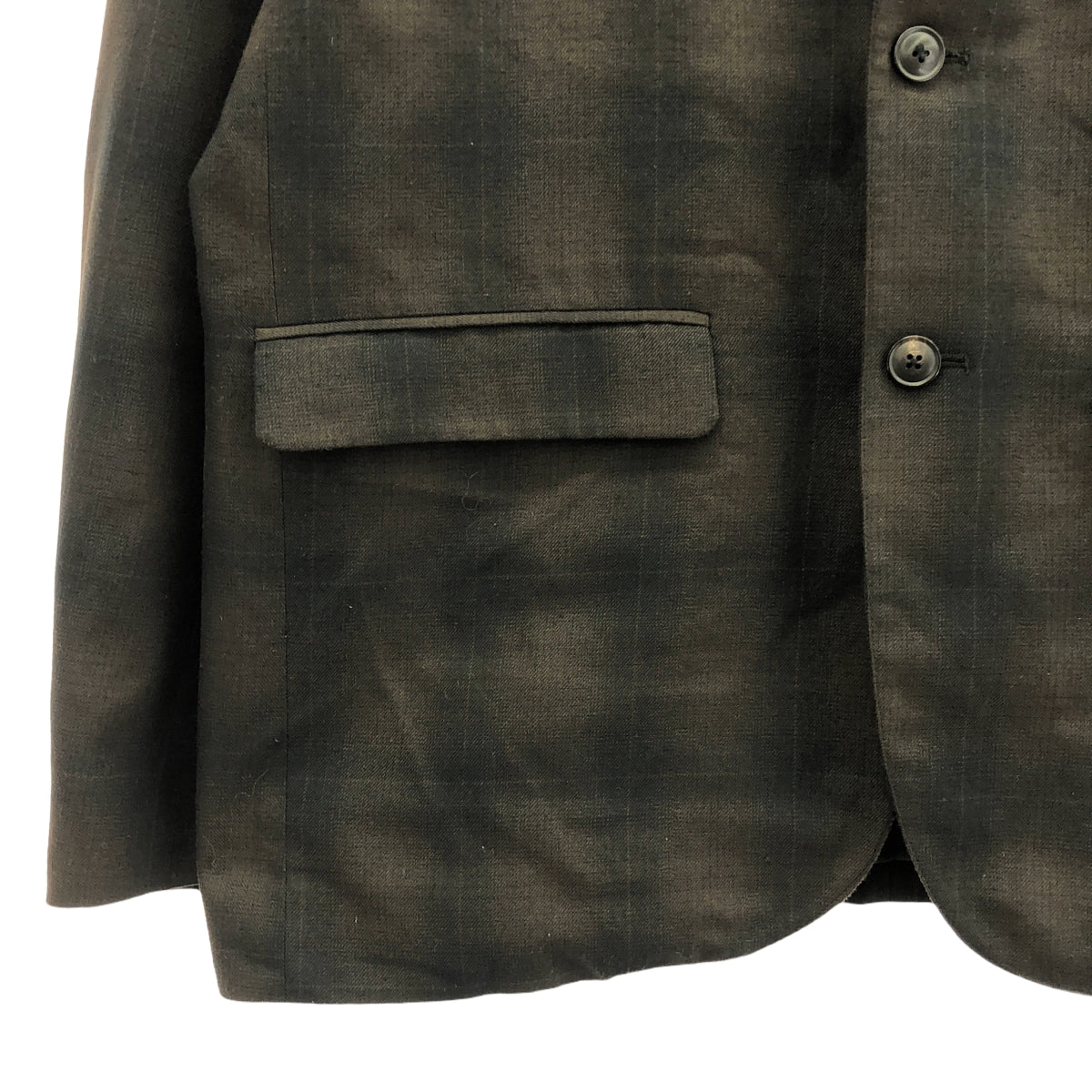 STUSSY / 스테이시 | 2020AW | SHADOW PLAID SPORT COAT 옴브레 체크 2B 테일러드 재킷 | L | 남성