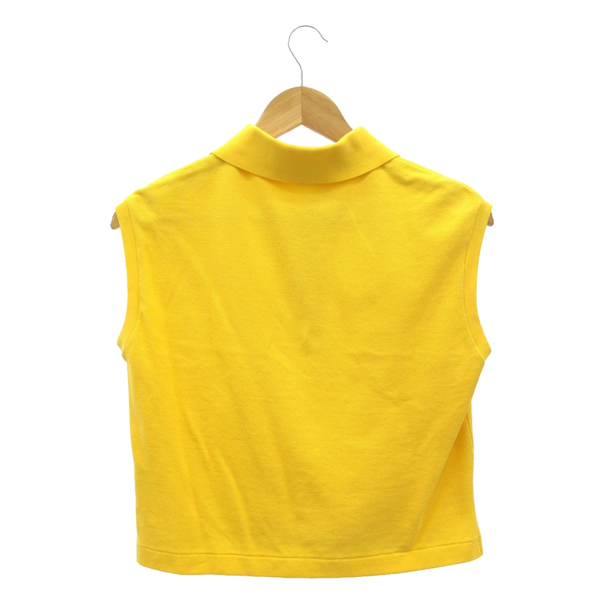 【美品】 AURALEE / オーラリー | 2023SS | × Ron Herman / ロンハーマン Super Fine Cotton Pique Short Polo Sleeveless / ポロシャツ カットソー | 0 | yellow | レディース