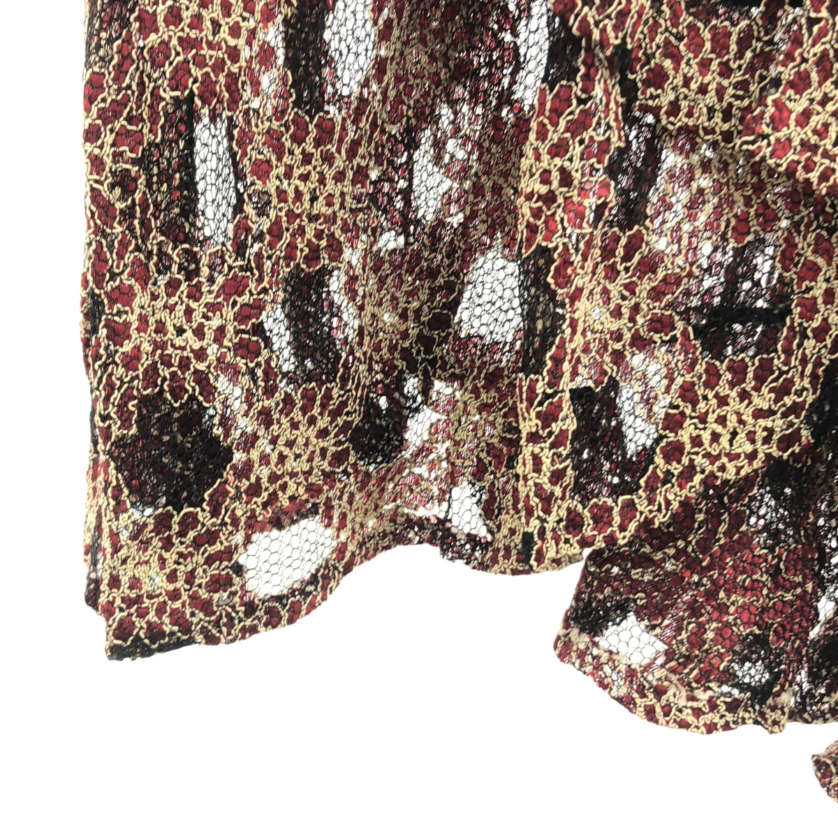 VIVIENNE TAM | All-over print mesh dress | 38 | Women's