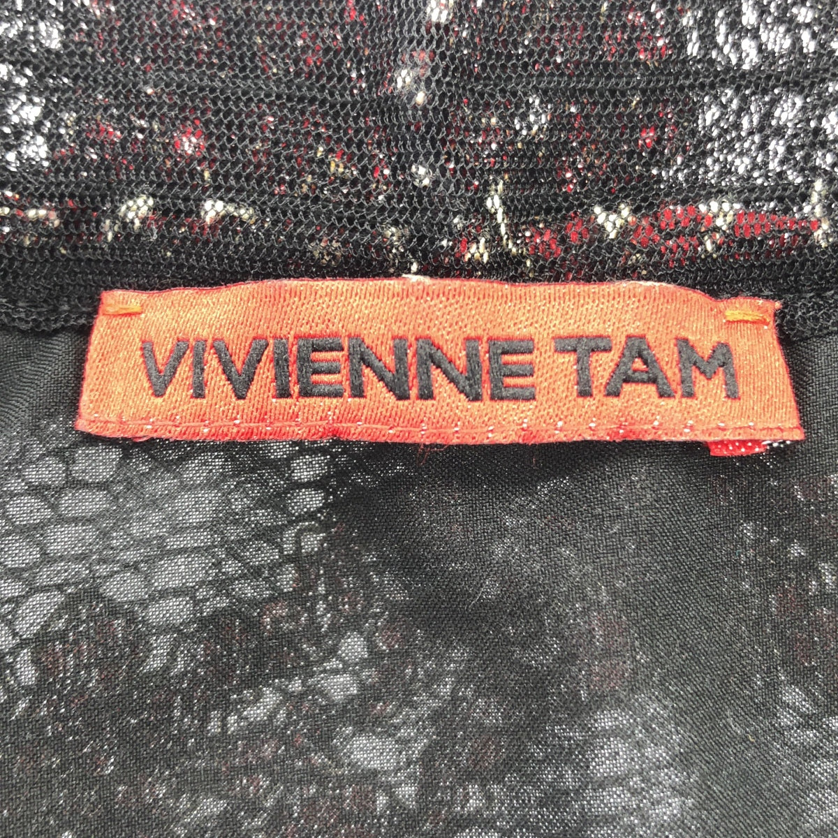 VIVIENNE TAM | All-over print mesh dress | 38 | Women's
