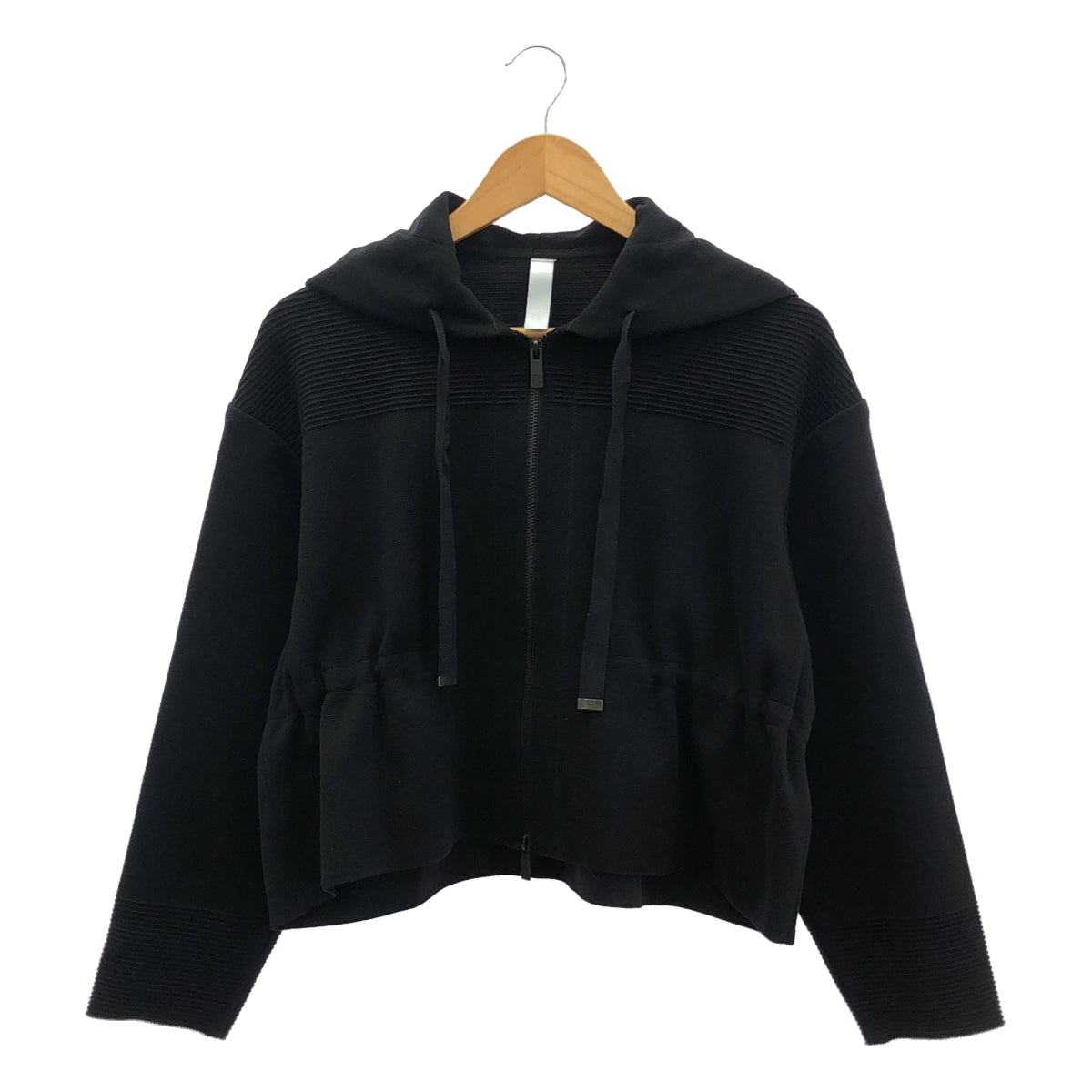 CFCL / 시에프 시엘 | 2023AW | TW MILAN RIB CROPPED HOODIE 밀라노 리브 크롭드 후디 | 1 |