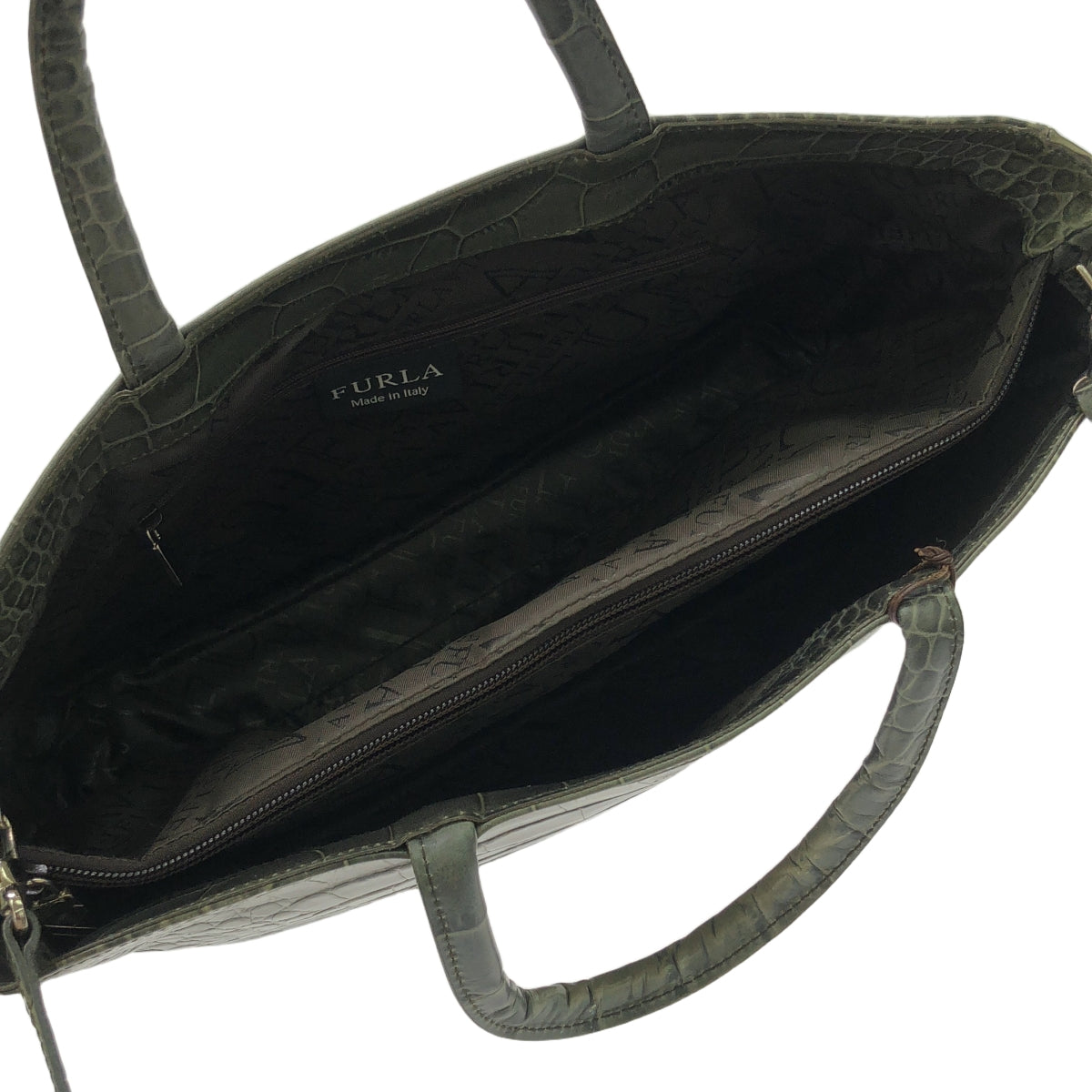 FURLA / Furla | 2-way crocodile handbag |