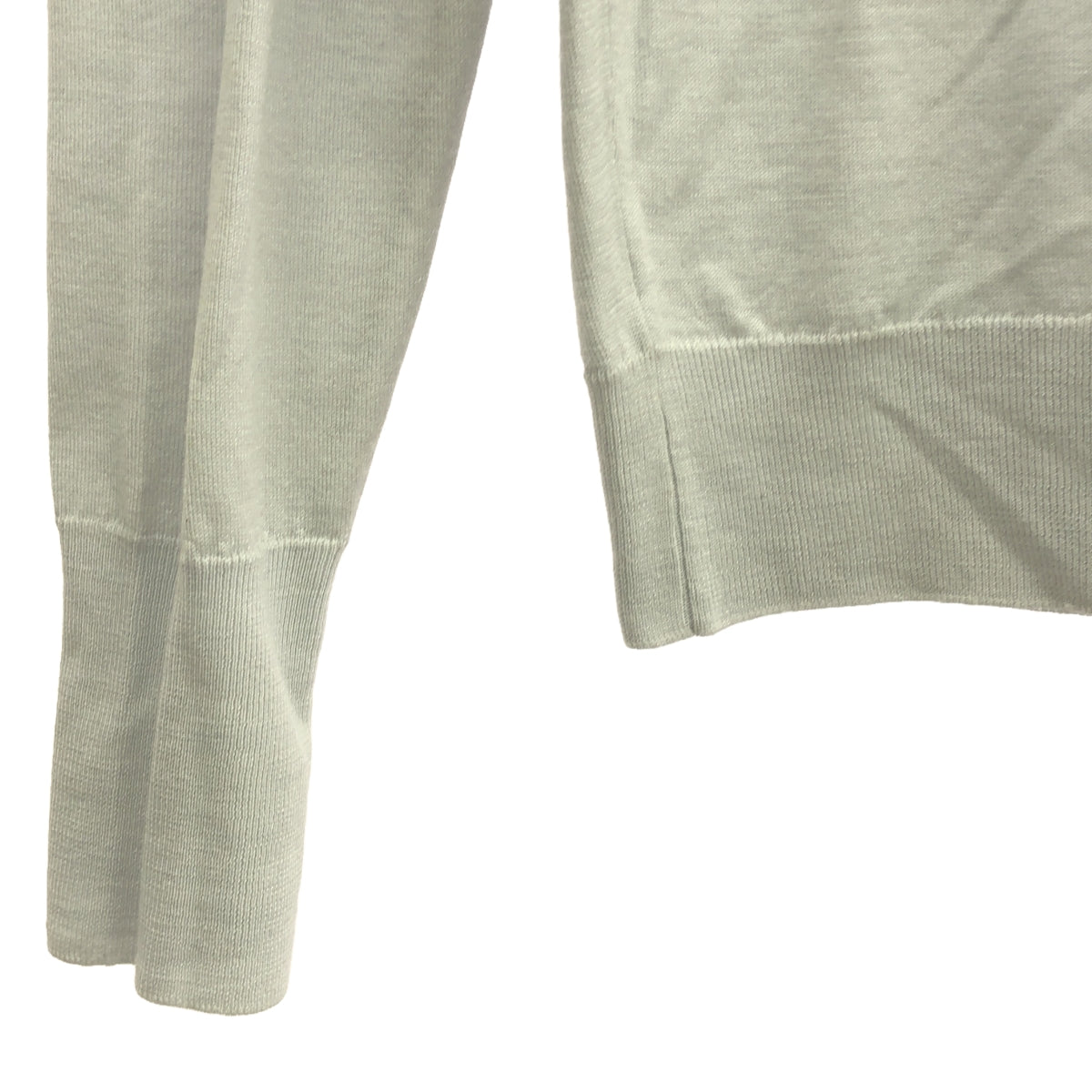 JOHN SMEDLEY / ジョンスメドレー | Vネック ウール ニット カーディガン | S | グレー系 | メンズ