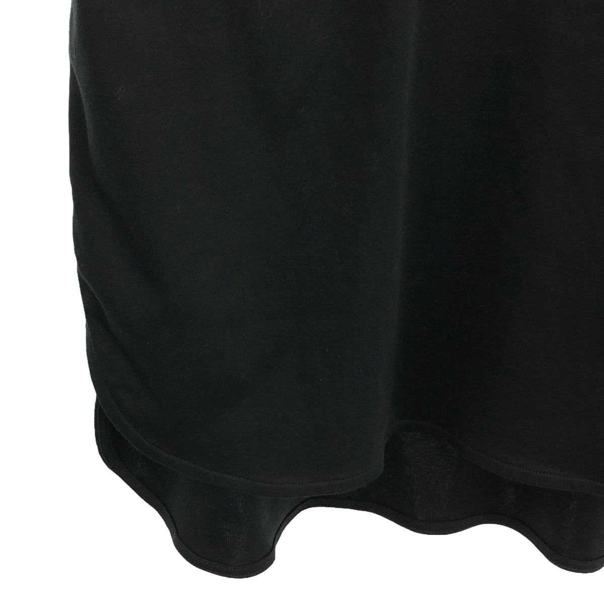 【美品】 ADAWAS / アダワス | SMOOTH JERSEY ROUND HEM T-SHIRT ラウンドヘム Tシャツ | F | ブラック | レディース
