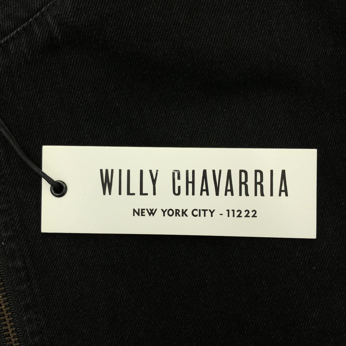 WILLY CHAVARRIA / ウィリーチャバリア | FULL ZIP QUILTED WARRIOR ウォッシュ加工 裏地キルティング ジップアップ デニムジャケット | M | メンズ