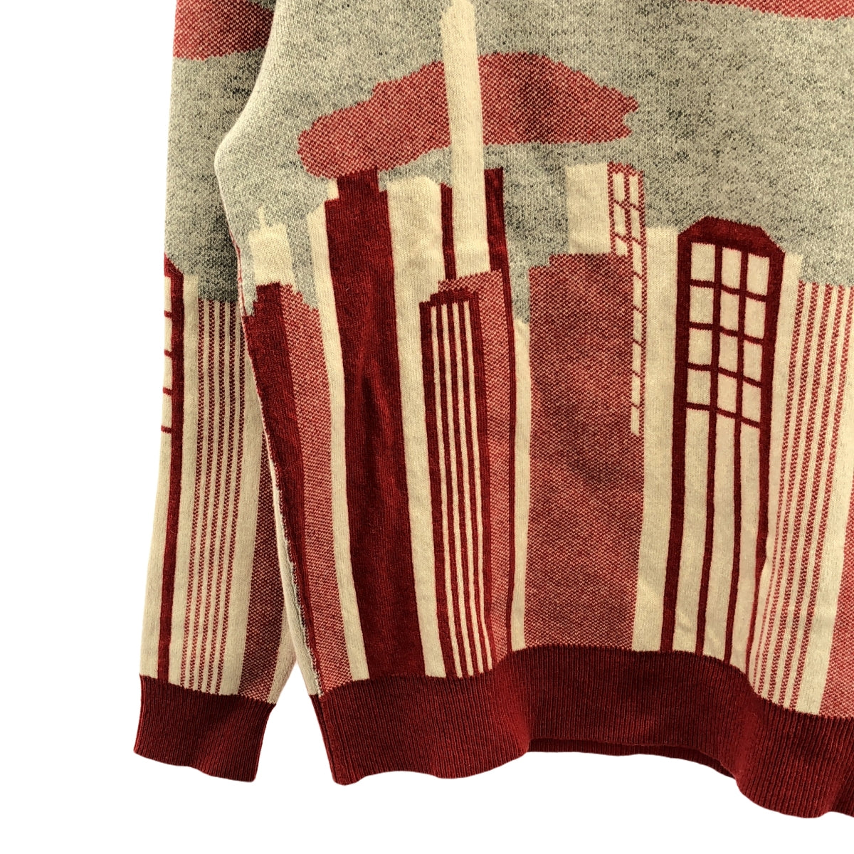 MAISON KITSUNE | All-over print pullover knit | M | Men's