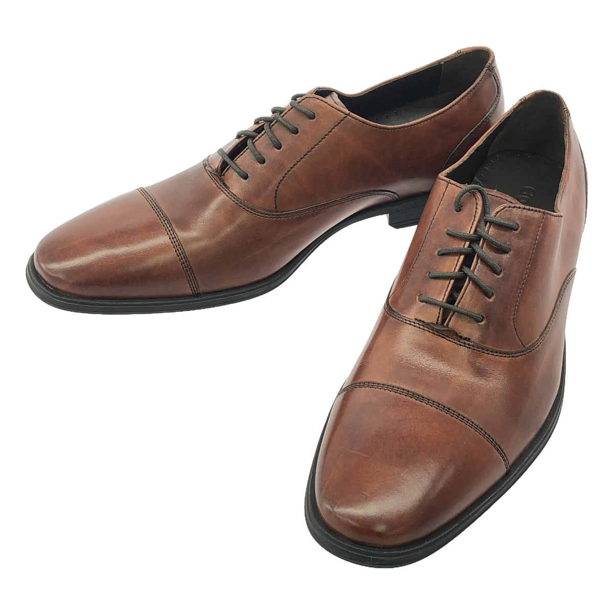 【美品】 COLE HAAN / コールハーン | C09167 ストレートチップ ドレスシューズ | 9 1/2 | ブラウン | メンズ