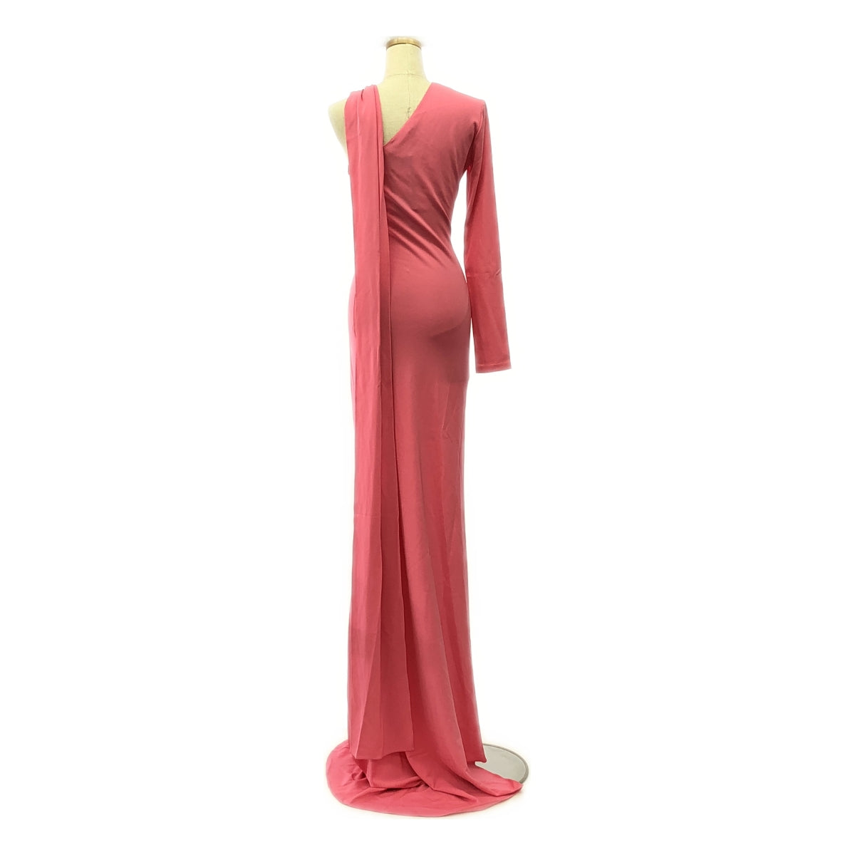 DAVID KOMA | Asymmetrical Side Slit Jersey Maxi Dress | 8 | Women's