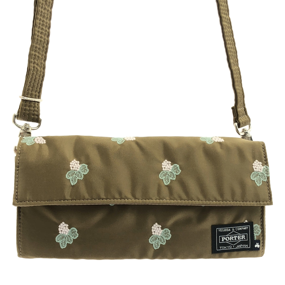 mina perhonen / mina perhonen | 2024SS | "light berry" LONG WALLET Light berry shoulder long wallet |