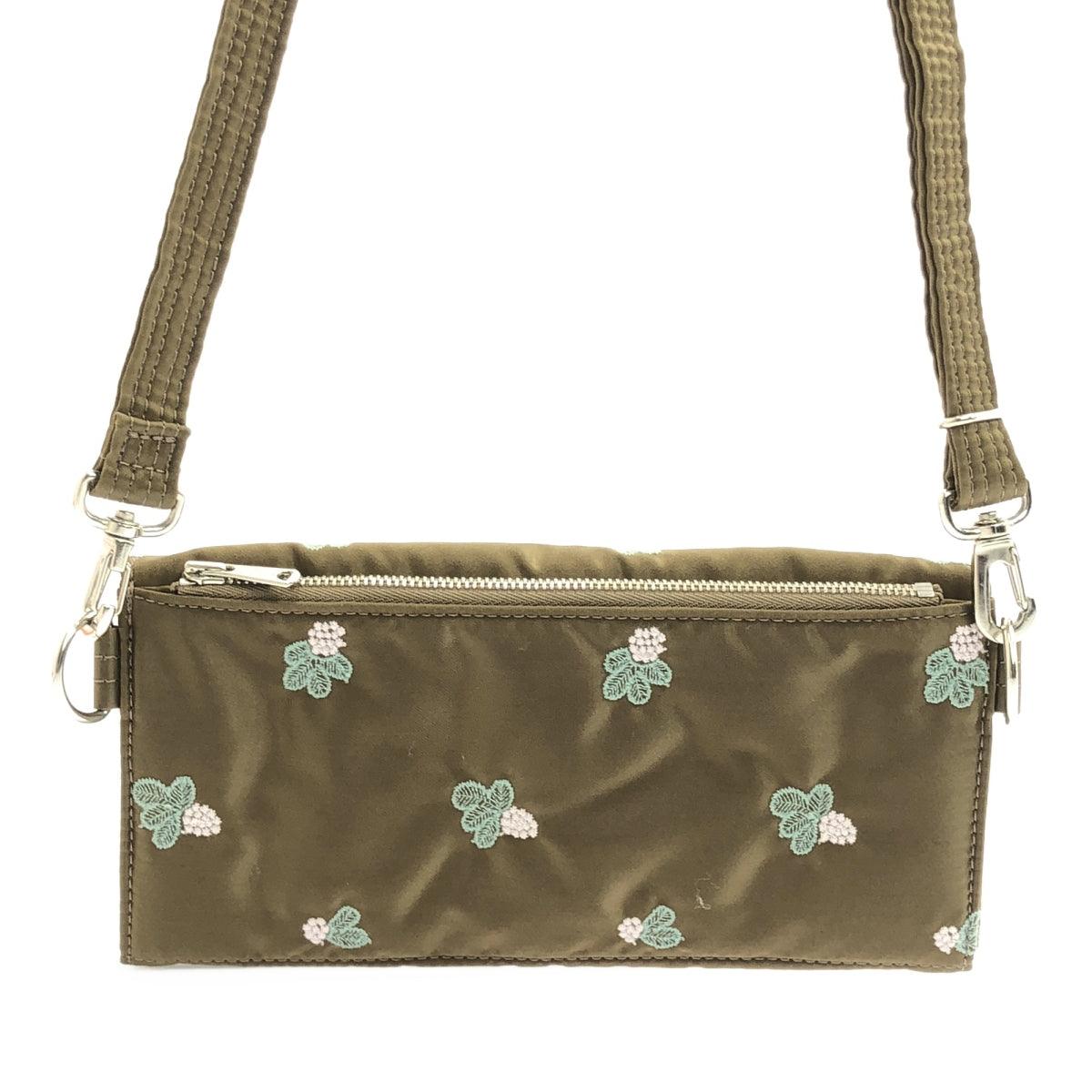 mina perhonen / mina perhonen | 2024SS | "light berry" LONG WALLET Light berry shoulder long wallet |