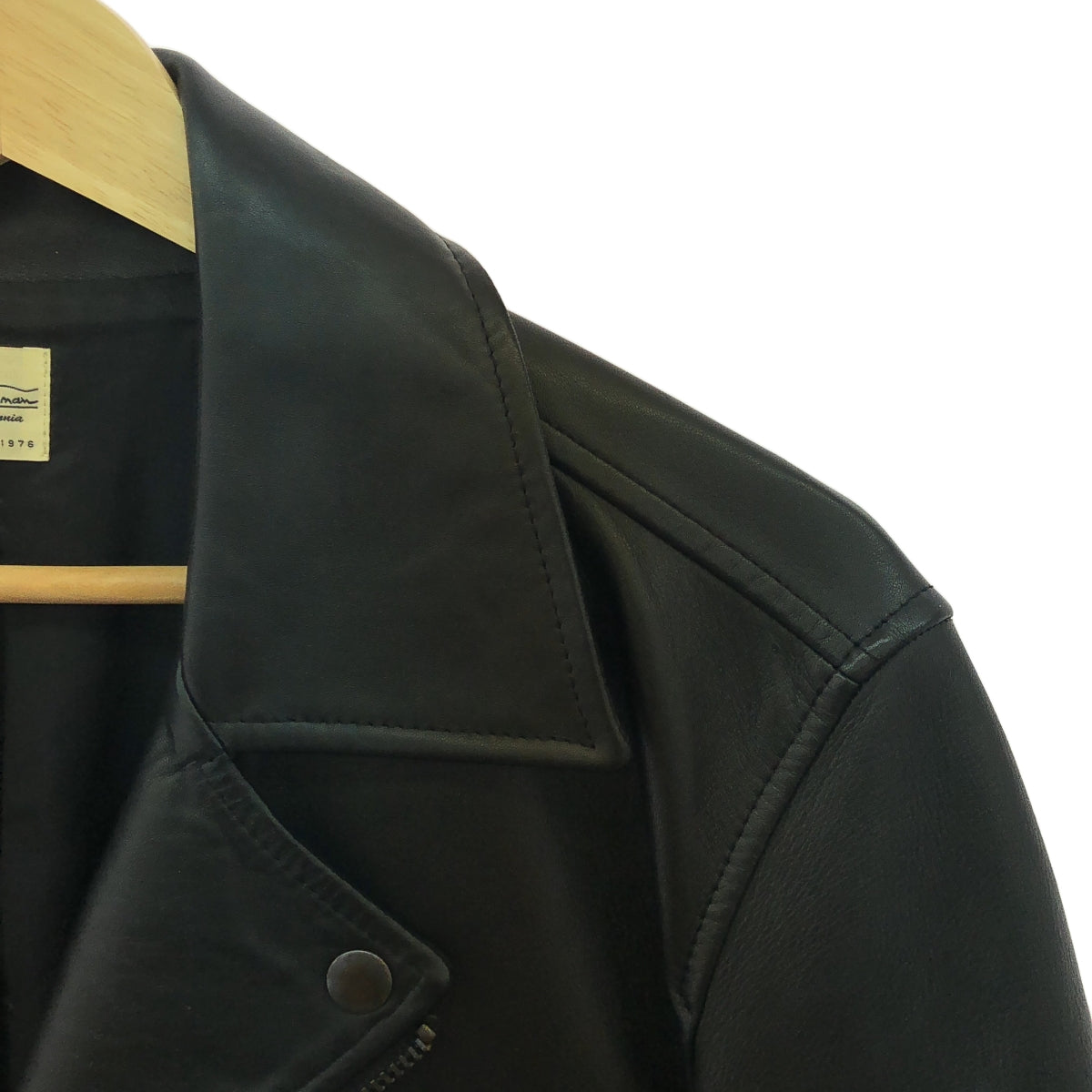 Ron Herman / Ron Herman | 羊皮雙騎士外套 | L | 黑色 | 男款