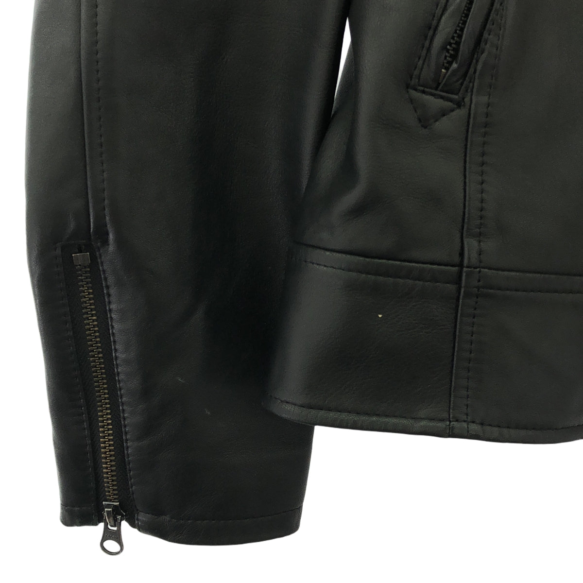 Ron Herman / Ron Herman | 羊皮雙騎士外套 | L | 黑色 | 男款