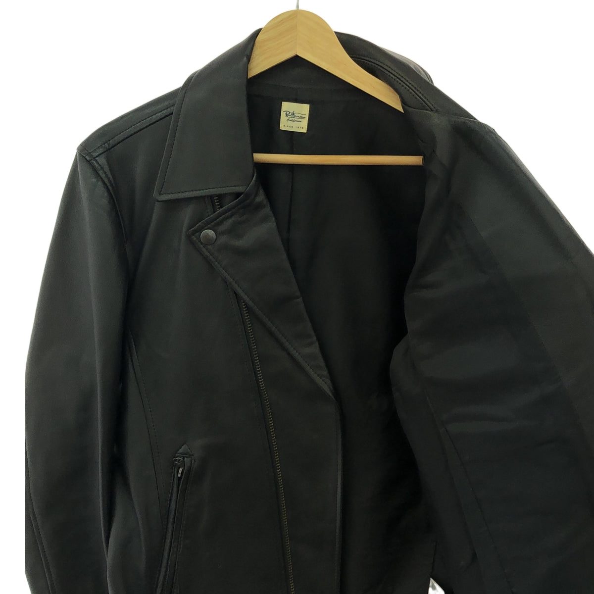 Ron Herman / Ron Herman | 羊皮雙騎士外套 | L | 黑色 | 男款