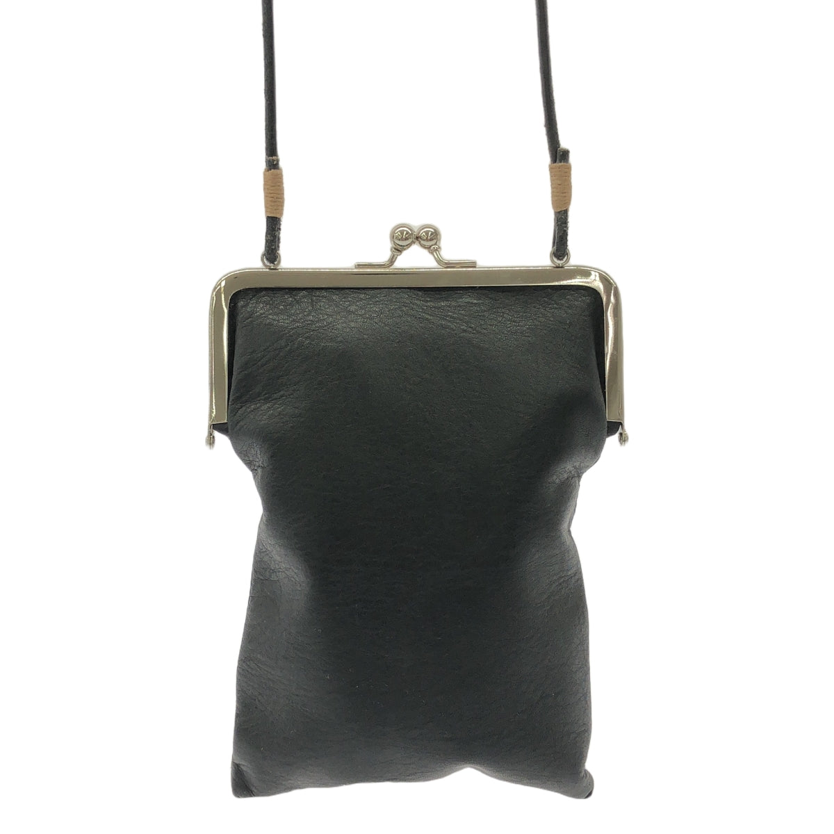 20/80 TWENTY EIGHTY / トゥエンティエイティー | GAMAGUCHI SQUARE SHOULDER BAG がま口 スクエア レザー ショルダーバッグ |