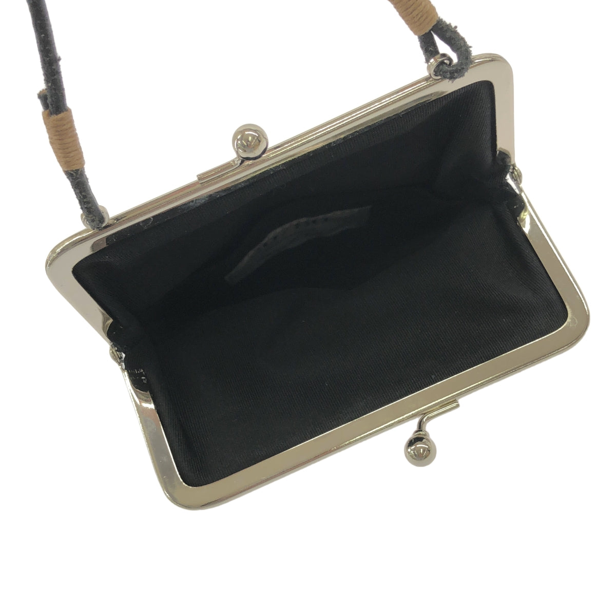 20/80 TWENTY EIGHTY / トゥエンティエイティー | GAMAGUCHI SQUARE SHOULDER BAG がま口 スクエア レザー ショルダーバッグ |
