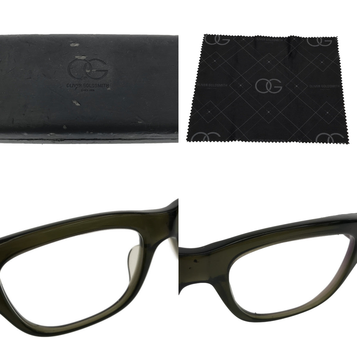 OLIVER GOLDSMITH / オリバーゴールドスミス | CONSUL-s. コンスル スクエアウェリントン型 メガネ | 52□20-145 | FOREST / フォレスト