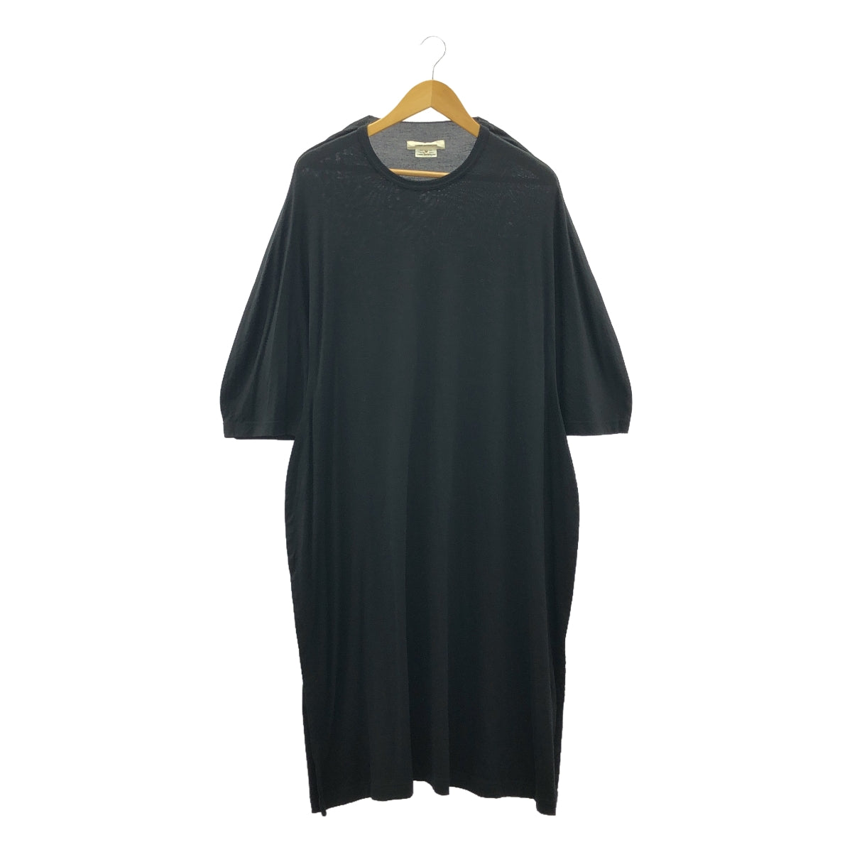 【美品】 COMME des GARCONS / コムデギャルソン | 2012AW | 変形スリーブ ニット ワンピース | M | ブラック | レディース