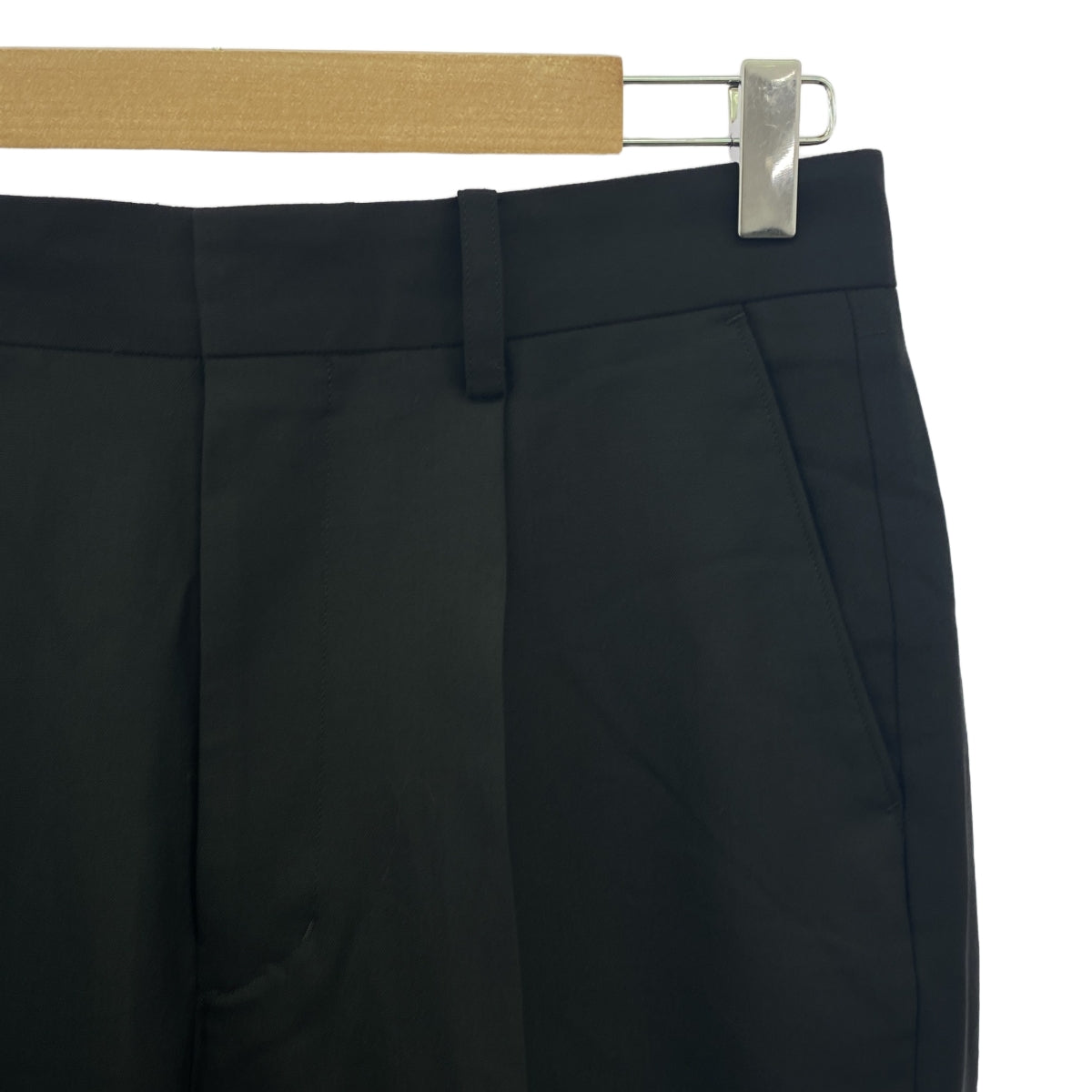 CORNIER / Cornier | Center press 1-pleat wool slacks | S | Men's