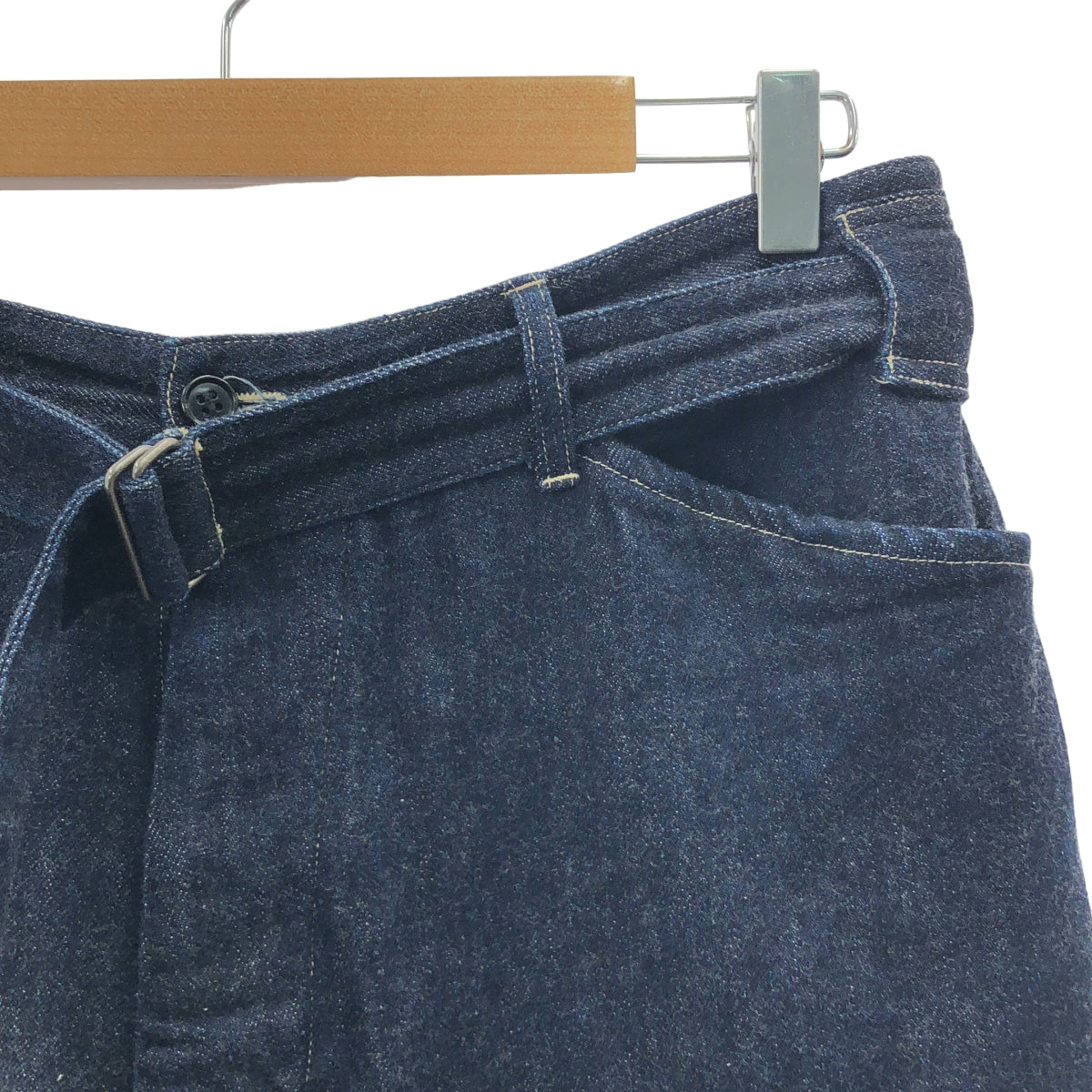 COMOLI / コモリ | 2023AW | デニムベルテッドパンツ | 2 | インディゴ | メンズ