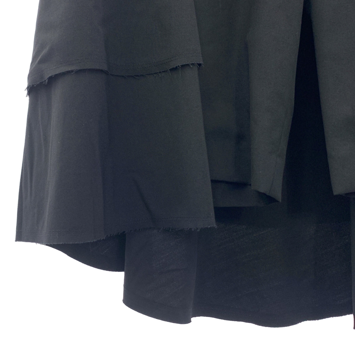 COMME des GARCONS / 컴데 갤슨 | 2014SS/AD2013 | 티어드 스커트 도킹 울 반바지 | S | 여성