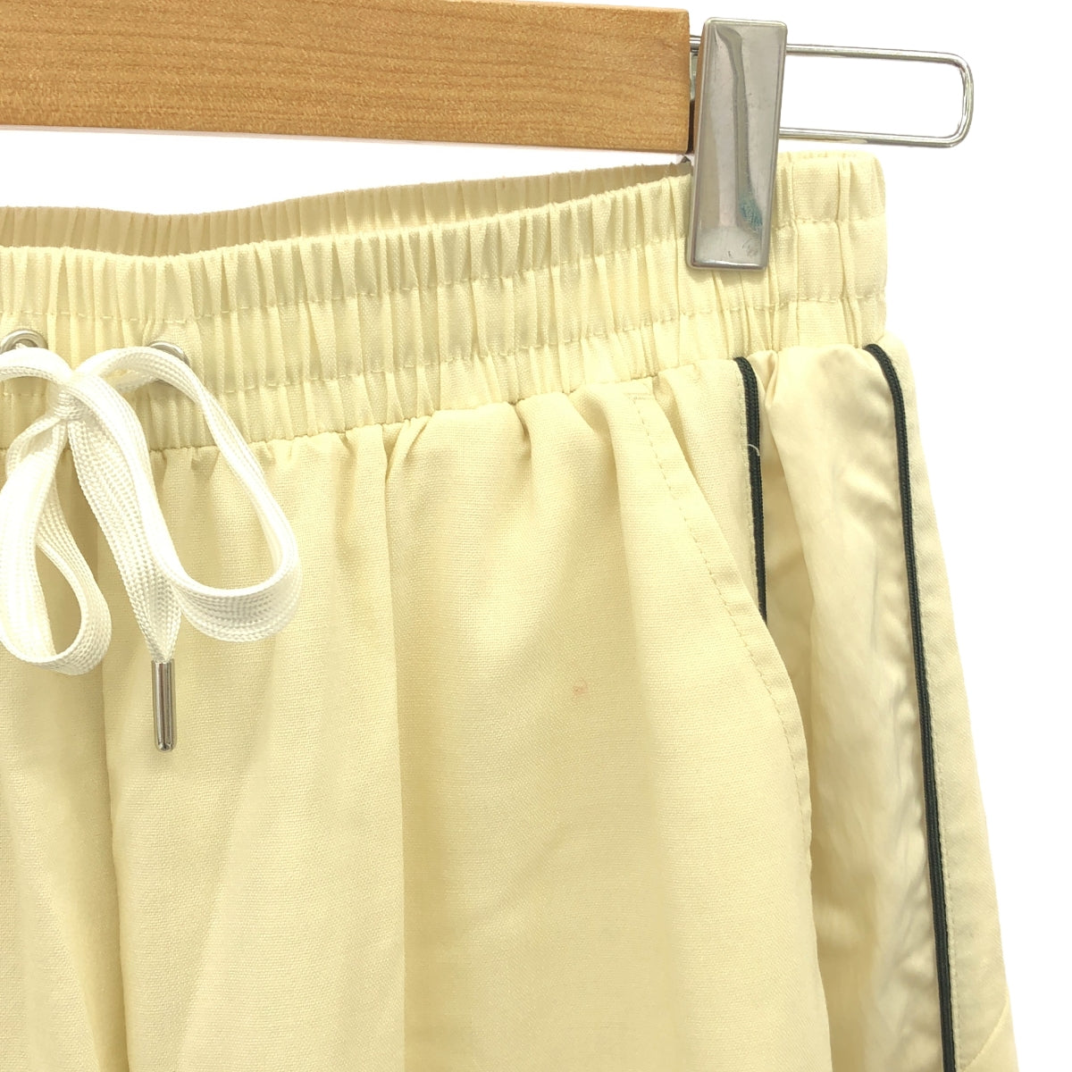 PRANK PROJECT / プランクプロジェクト | Worsted Combi Side Line Track Pants / ウーステッドコンビサイドライントラックパンツ | F | IVR | レディース
