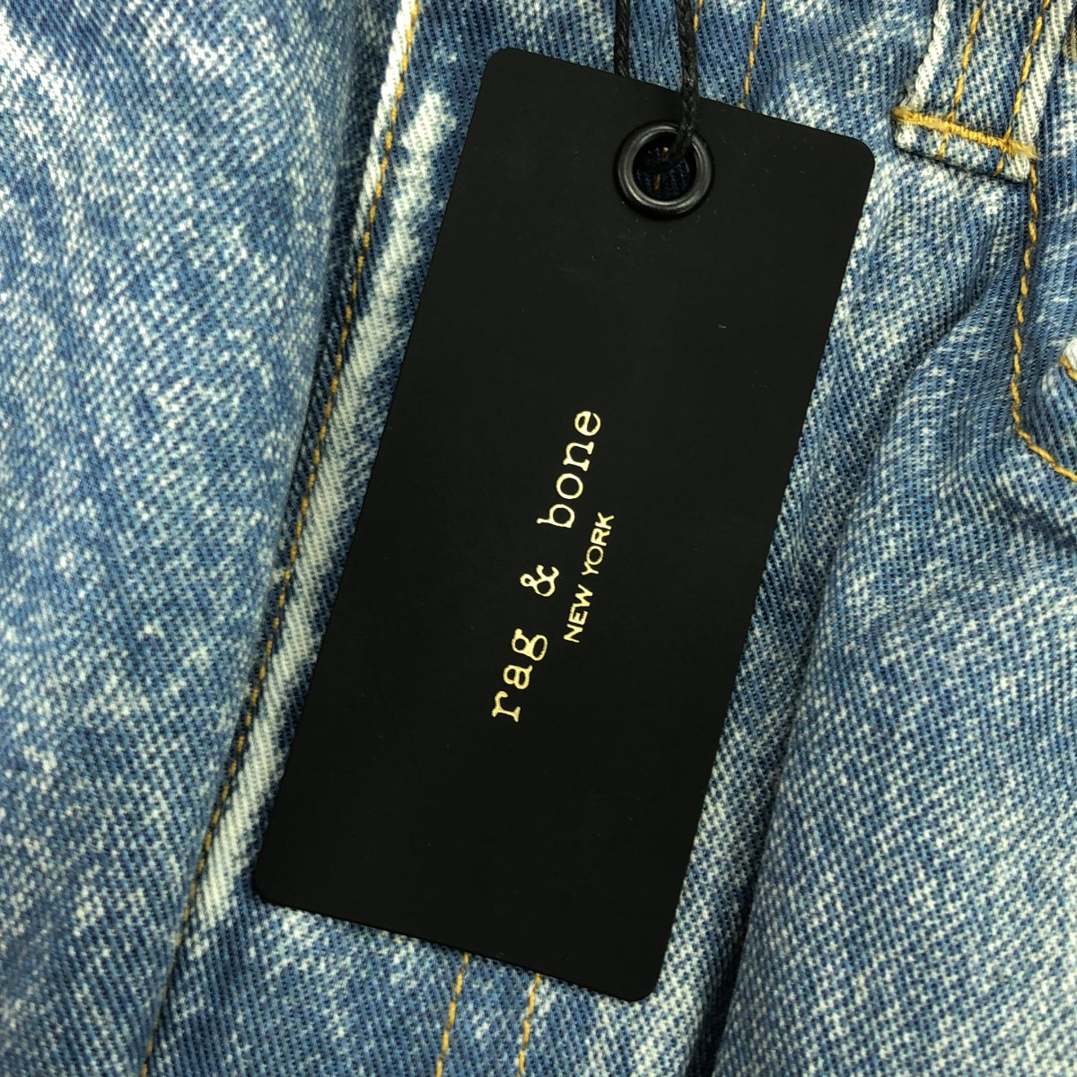 【美品】 rag & bone / ラグアンドボーン | デニム 転写プリント パンツ | 25 | ブルー | レディース