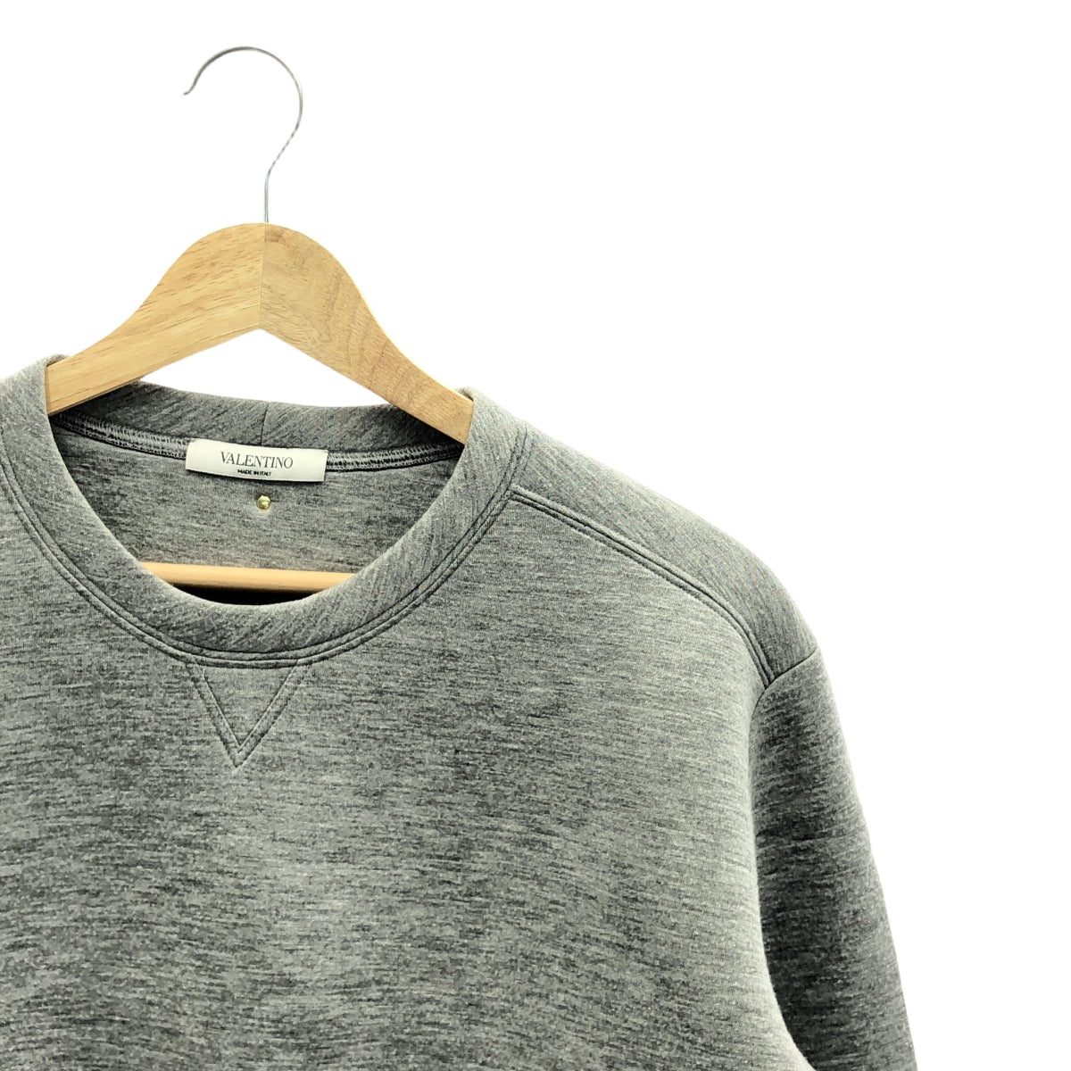 VALENTINO / ヴァレンティノ | ROCK STUD CREW SWEAT ロックスタッズ クルーネック ボンディング スウェット | XS | メンズ