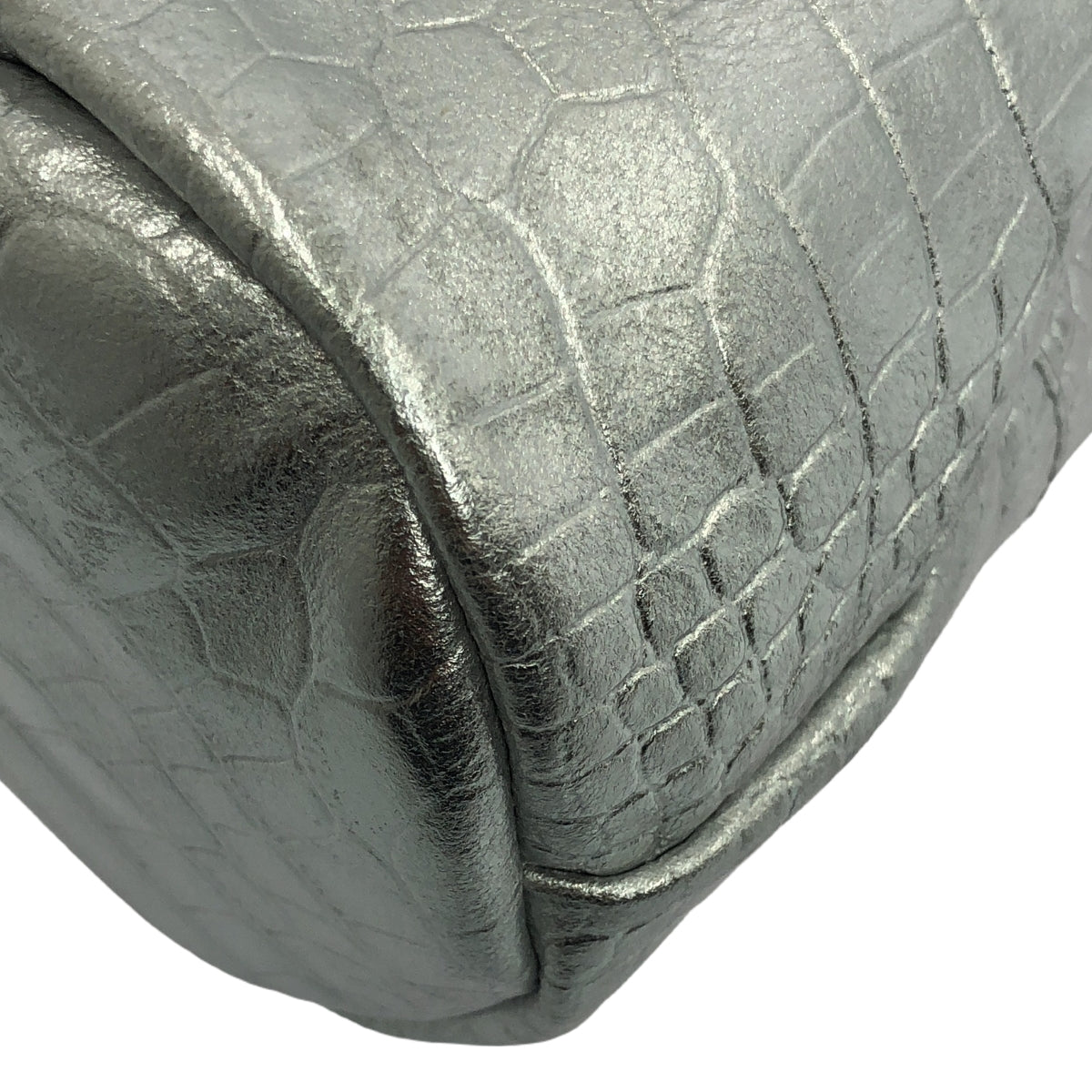 MARCO MASI | Crocodile embossed leather drawstring bag |